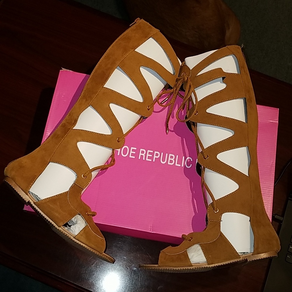 NWT - Shoe Republic LA Sabrina/Gladiator Sandals